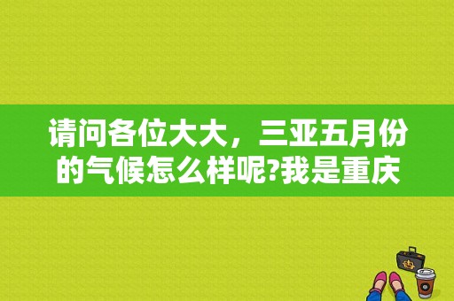 请问各位大大，三亚五月份的气候怎么样呢?我是重庆的，想自驾去三亚游玩？五月处三亚多少度