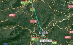 广西钦州市几个县城？陆屋到伯劳有多少公里
