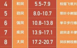 8级风速每秒多少米？台风每秒移动多少米