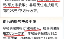 威海暖气收费商用房怎么收？威海一个月暖气多少钱