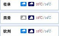 北部湾海洋天气预报？明日桂林气温是多少