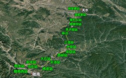 宝天铁路主要站点？略阳县马蹄湾海拨多少米