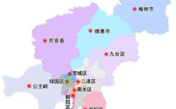 长春市各区划分图2020？龙王到农安多少公里