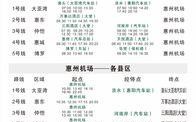 惠阳淡水彩虹城到惠州平潭机场到哪里坐车、有几班车，要坐多久？惠州平潭今天多少度