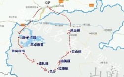 山南地区包括哪几个县？措美县至洛扎县多少公里