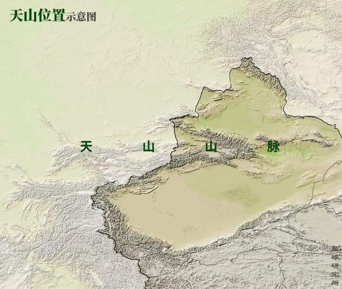 新疆天山从地平面算有多高?新疆天山海拔多少米高-图1 新疆天山从地平面算有多高?新疆天山海拔多少米高-图1
