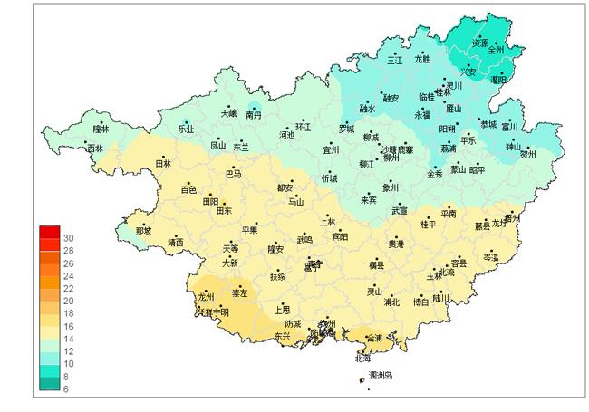 广西一年四季的气候是什么样的?广西长年温度是多少-图3 广西一年四季的气候是什么样的?广西长年温度是多少-图3