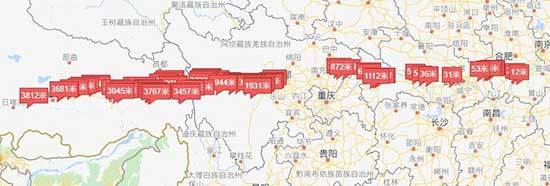 成都市各区海拔高度?郫县今天气压多少公里-图3 成都市各区海拔高度?郫县今天气压多少公里-图3