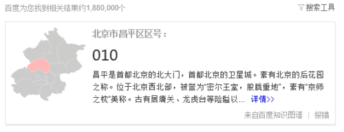 010区号归属?北京昌平区区号多少-图1 010区号归属?北京昌平区区号多少-图1