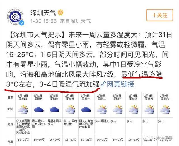 深圳冷空气什么时候到?今天深圳的天气温暖是多少-图3 深圳冷空气什么时候到?今天深圳的天气温暖是多少-图3
