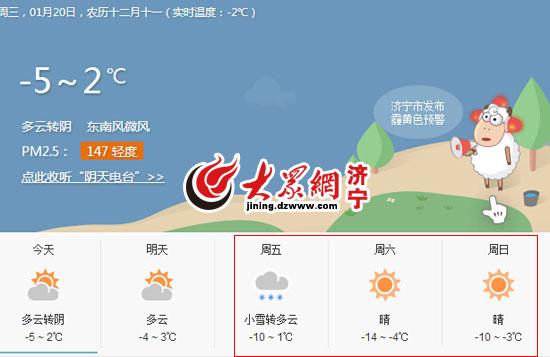 济宁冬天最冷零下多少度?山东十一多少度-图1 济宁冬天最冷零下多少度?山东十一多少度-图1
