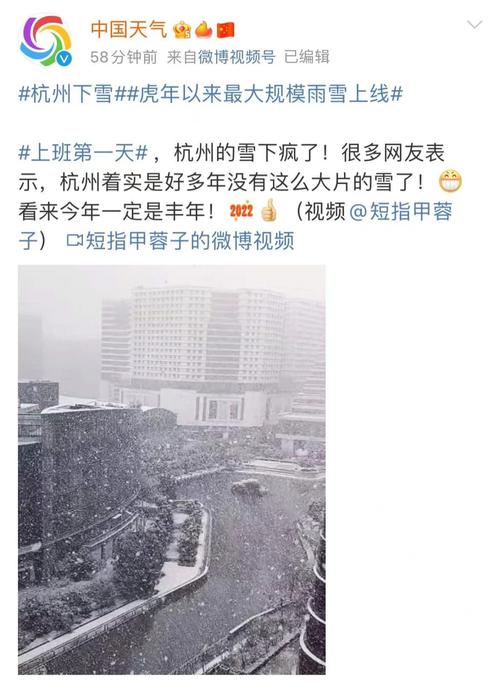 上海杭州下雪的月份?上海杭州的温度是多少时间-图2 上海杭州下雪的月份?上海杭州的温度是多少时间-图2