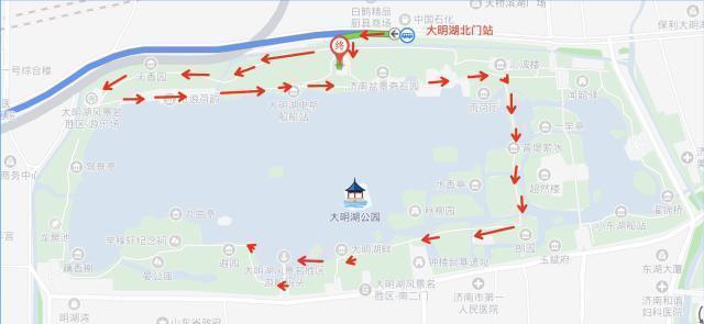 济南大明湖有多长?大明湖一周有多少公里-图2 济南大明湖有多长?大明湖一周有多少公里-图2