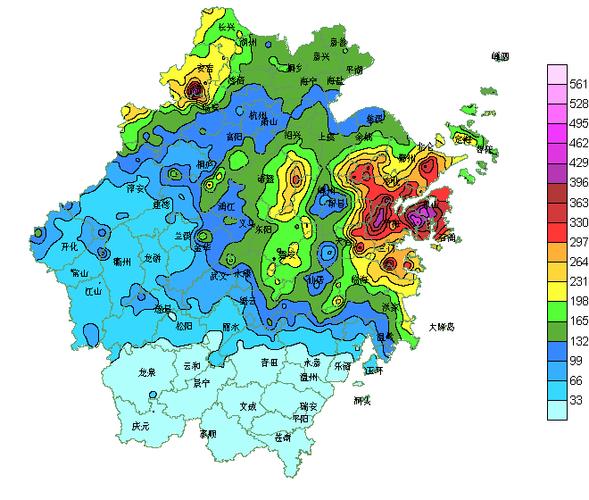浙江全年各月降雨量?浙江现在气候多少度-图1 浙江全年各月降雨量?浙江现在气候多少度-图1