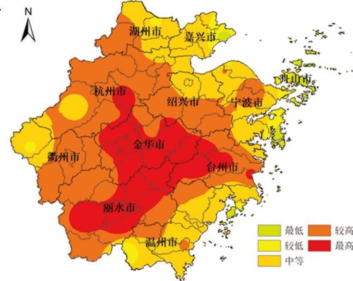 浙江绍兴多少度?浙江金华多少度-图1 浙江绍兴多少度?浙江金华多少度-图1