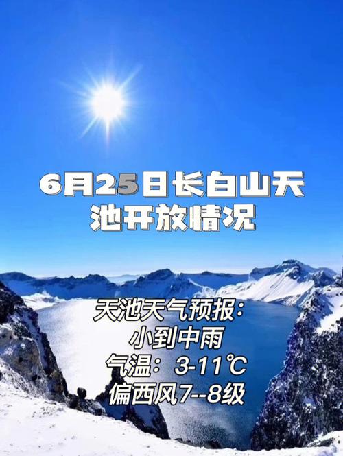 长白山顶气温多少?长白山气温现在多少度-图1 长白山顶气温多少?长白山气温现在多少度-图1