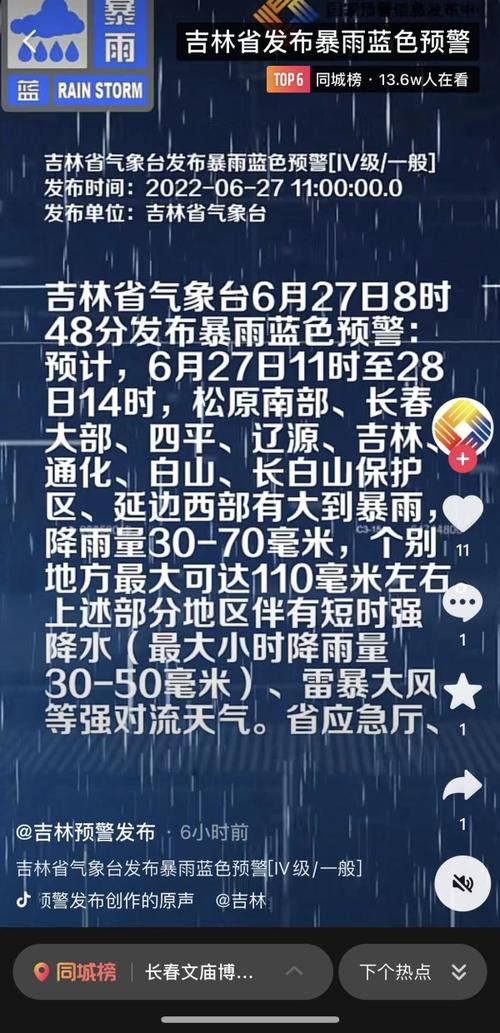 2024年吉林通化有暴雨吗?通化冬天平均温度是多少-图3 2024年吉林通化有暴雨吗?通化冬天平均温度是多少-图3