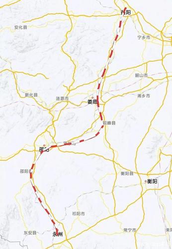 呼南高铁经过哪些市县?高平到邵阳多少公里-图1 呼南高铁经过哪些市县?高平到邵阳多少公里-图1