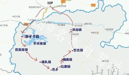 山南地区包括哪几个县？措美县至洛扎县多少公里-图1