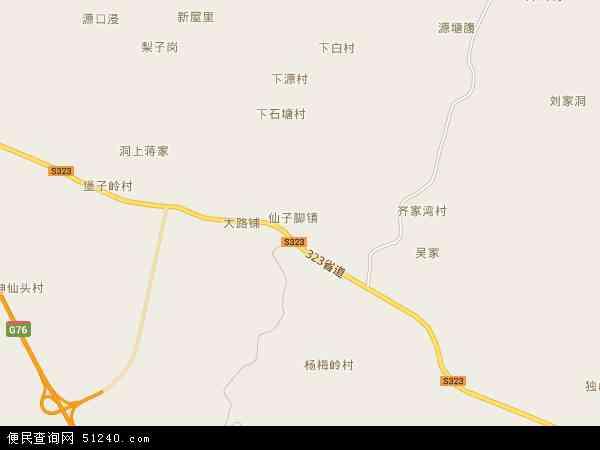 湖南省永州市道县仙子脚镇下柏村邮编是什么？道县仙子脚镇邮编是多少-图1