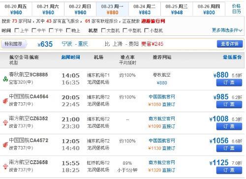 上海浦东飞机坐到贵阳要几个小时?去上海玩15天多少钱-图1 上海浦东飞机坐到贵阳要几个小时?去上海玩15天多少钱-图1