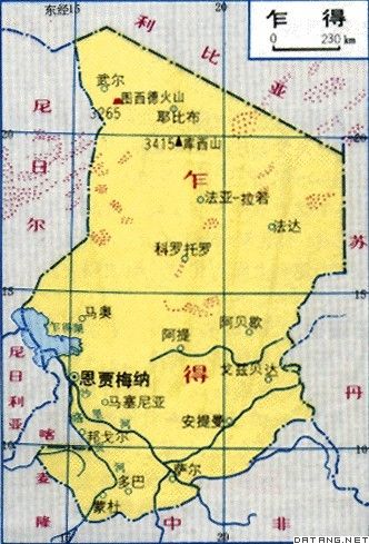 乍得盆地是哪个大洲?乍得夏季最高气温多少度-图1 乍得盆地是哪个大洲?乍得夏季最高气温多少度-图1