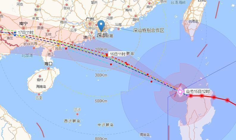 山竹登陆深圳是多少级?台山市2003年最大的台风是多少级-图1 山竹登陆深圳是多少级?台山市2003年最大的台风是多少级-图1