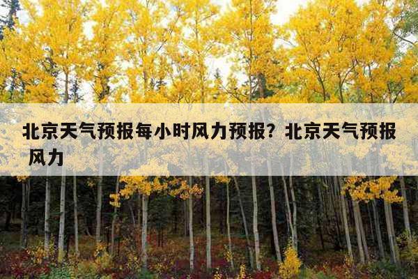 今天北京是多少级风?北京明天天气风力多少级-图2 今天北京是多少级风?北京明天天气风力多少级-图2