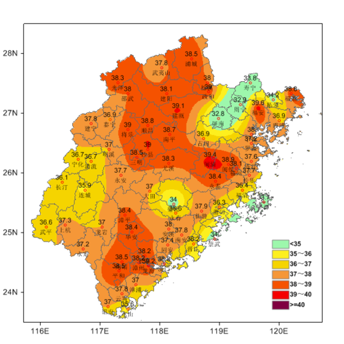 福建现在平均温度是多少?福建省年平均气温是多少-图1 福建现在平均温度是多少?福建省年平均气温是多少-图1