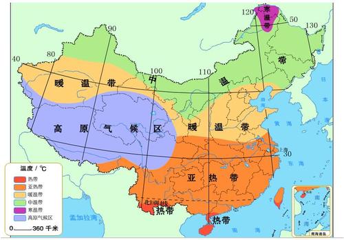 亚热带和温带的划分范围?夏天最低温是多少度-图3 亚热带和温带的划分范围?夏天最低温是多少度-图3