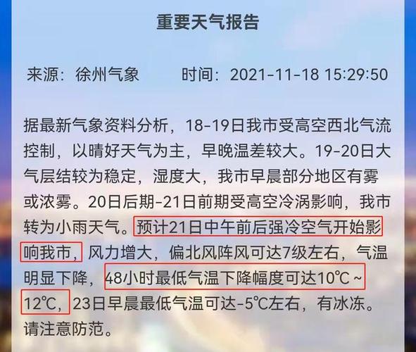 徐州冬天最冷多少度?徐州最冷天气零下多少度会冻-图1 徐州冬天最冷多少度?徐州最冷天气零下多少度会冻-图1