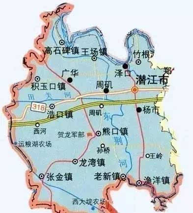 潜江市有哪些街道?广华到运粮湖有多少公里-图1 潜江市有哪些街道?广华到运粮湖有多少公里-图1
