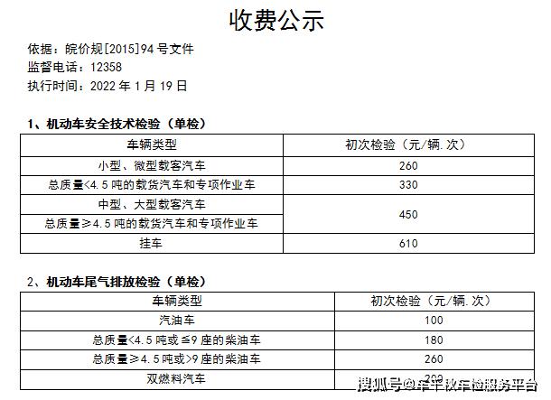 安徽省车辆年检最新规定?安徽汽车年审多少费用-图2 安徽省车辆年检最新规定?安徽汽车年审多少费用-图2
