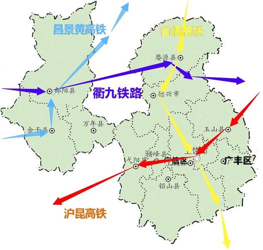 上饶高铁站有几个?弋阳县至婺源县多少公里-图3 上饶高铁站有几个?弋阳县至婺源县多少公里-图3