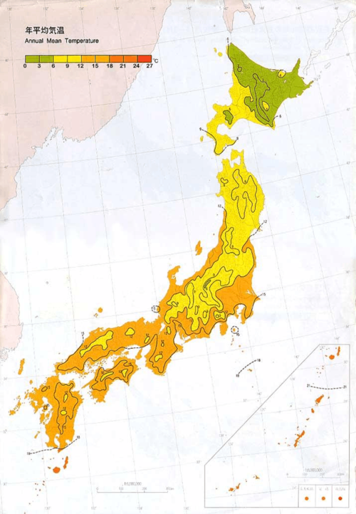 日本的气候类型、气候特点及形成原因?日本全年最高温度是多少-图1 日本的气候类型、气候特点及形成原因?日本全年最高温度是多少-图1