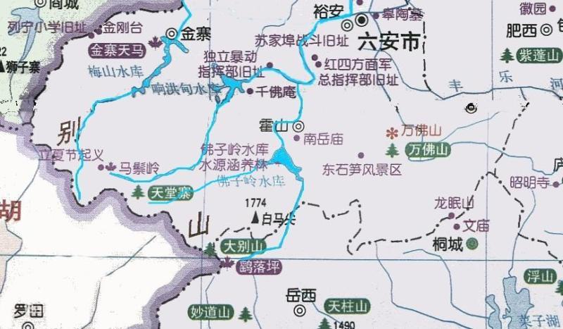 霍山和霍邱的区别？霍山到霍邱岔路镇有多少公里-图3