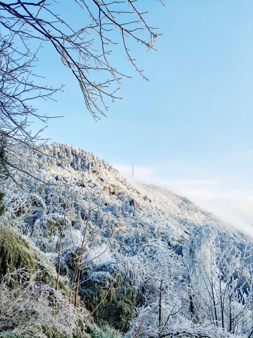 衡山一般几月份会下雪？冬天南岳山上多少度-图2