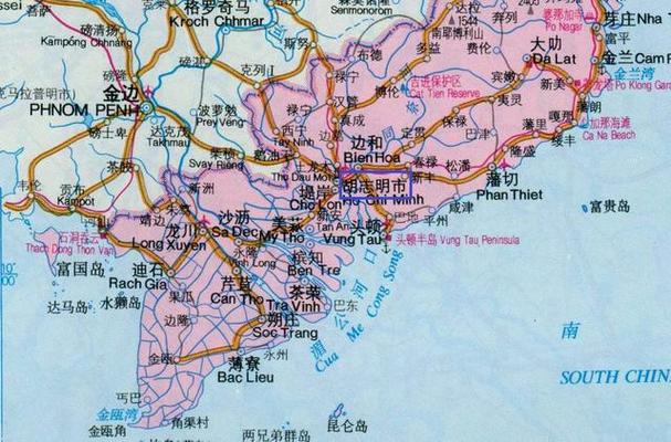 越南南部都有哪些城市?龙川现在多少度-图1 越南南部都有哪些城市?龙川现在多少度-图1