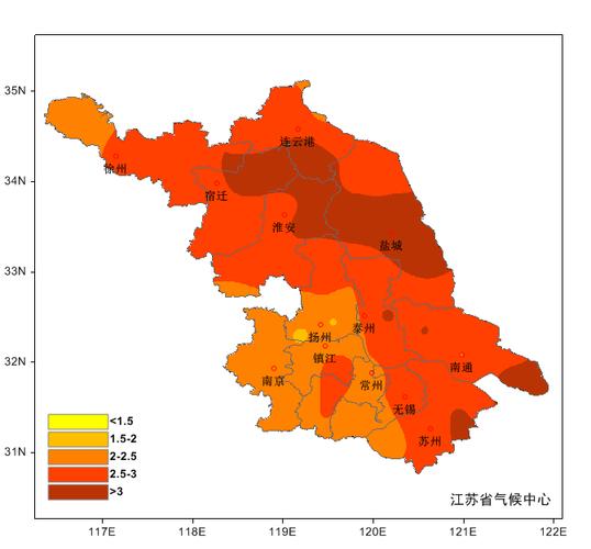 2020年江苏最高温度是多少?2020年江苏夏季最高气温是多少-图2 2020年江苏最高温度是多少?2020年江苏夏季最高气温是多少-图2