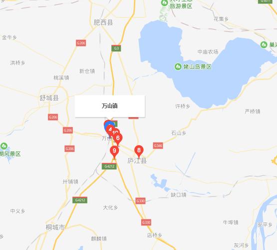 巢湖市有多少个县?庐江城到万山镇多少公里-图1 巢湖市有多少个县?庐江城到万山镇多少公里-图1