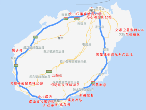 海南岛环岛一圈多少公里?海南一周多少公里-图3 海南岛环岛一圈多少公里?海南一周多少公里-图3