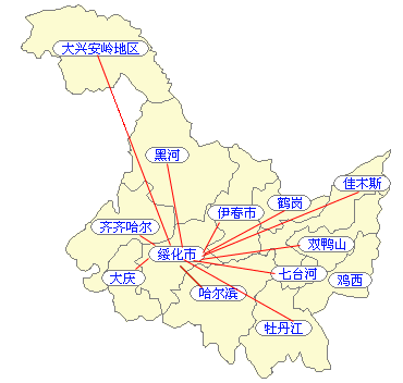 黑龙江有多少个县？依兰到讷河市多少公里-图2