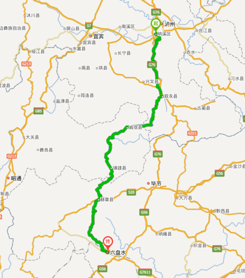 546国道详细地图路线?纳溪理白节镇多少公里-图1 546国道详细地图路线?纳溪理白节镇多少公里-图1
