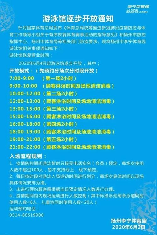 扬州游泳馆开放时间?扬州4月2日多少度-图1 扬州游泳馆开放时间?扬州4月2日多少度-图1