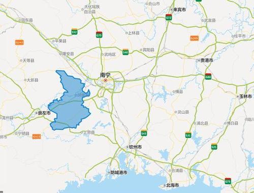 广西有多少个市和多少个县?合浦到宁明多少公里-图2 广西有多少个市和多少个县?合浦到宁明多少公里-图2