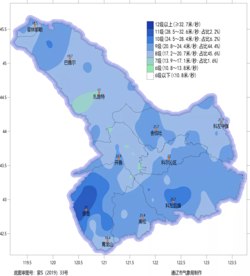 估计2021年通辽地区冬天最低气温零下多少度？通辽今天多少度-图1
