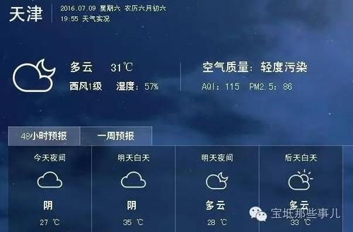 南开区今天下雨了吗？宝坻今天下雨概率多少-图1