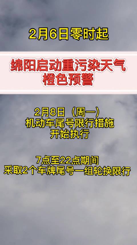 绵阳2022限号最新通知?安州区今天天气是多少度-图1 绵阳2022限号最新通知?安州区今天天气是多少度-图1