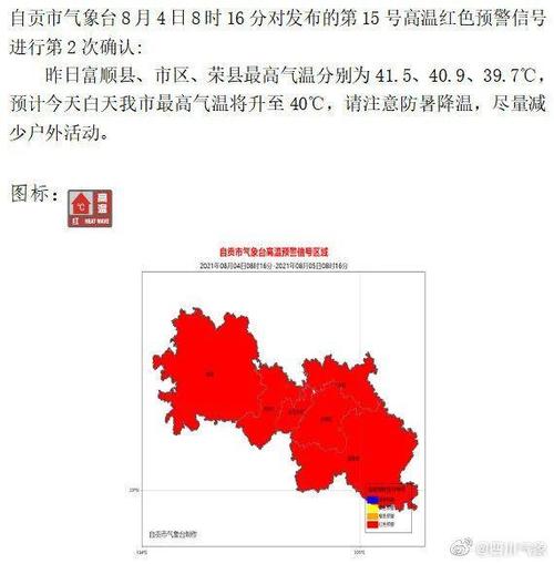 自贡市今年夏季多少个高温预警?自贡10月1日天气多少度-图1 自贡市今年夏季多少个高温预警?自贡10月1日天气多少度-图1