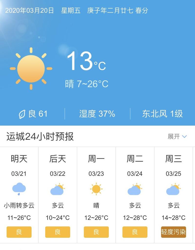 运城最冷天气多少度?山西运城现在多少度-图3 运城最冷天气多少度?山西运城现在多少度-图3